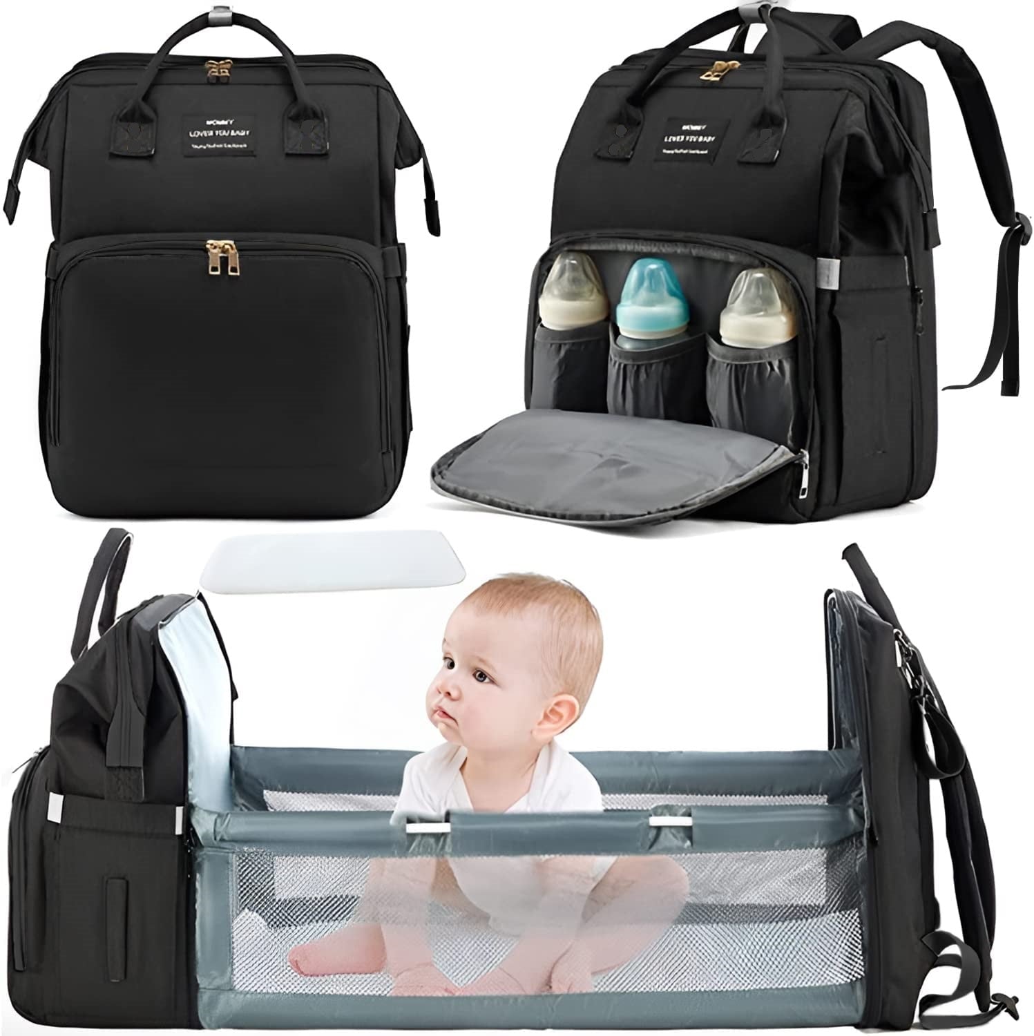 TRAVELMOM™ | PAÑALERA PREMIUM 3EN1 CON CAMBIADOR